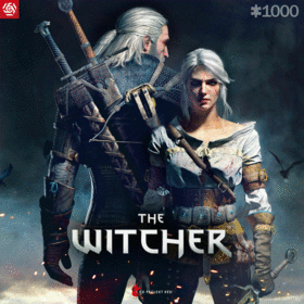 Good Loot Puzzle The Witcher (Wiedźmin): Geralt & Ciri (1000 elementów) 1