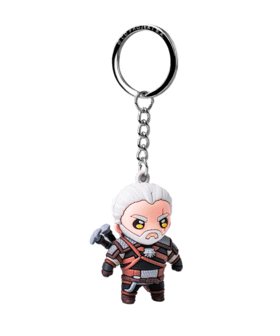 The Witcher Geralt of Rivia Good Loot 3D Keychain 1