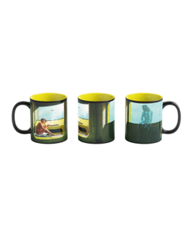 Cyberpunk 2077 V & Edward Hopper Ceramic Mug