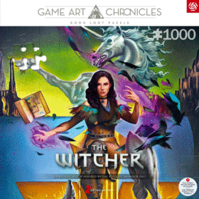 Good Loot Game Art Chronicles Puzzle: The Witcher Yennefer & Salvador Dali (1000 elementów) 1