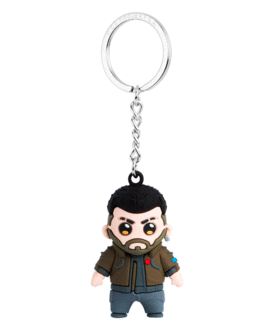 Cyberpunk 2077 V-Male Good Loot 3D Keychain 1