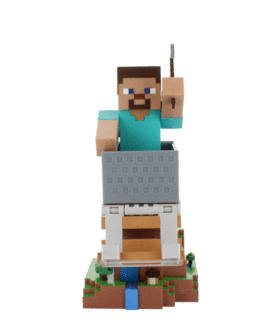 Minecraft Steve Cable Guys  1