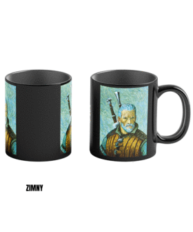 The Witcher (Wiedźmin) Geralt & Vincent van Gogh Heat Reveal Mug 1