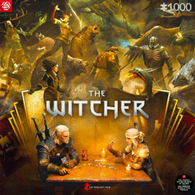 Good Loot Gaming Puzzle: The Witcher (Wiedźmin) Playing Gwent (1000 elementów) 1