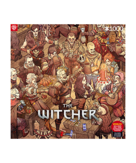 Gaming Puzzle: The Witcher (Wiedźmin) Birthday (1000 elementów) 1